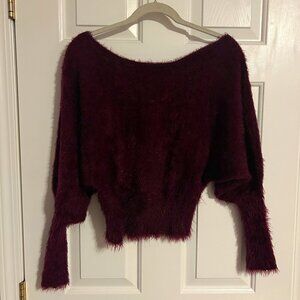 Purple Knitted Sweater